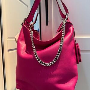 NWT Coach Legacy duffle Bag fuschia